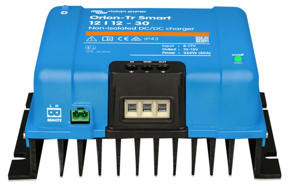 Victron Energy Laddare DC-DC Orion-Tr Smart 12/12V-30A IP43 (icke isolerad) med Bluetooth