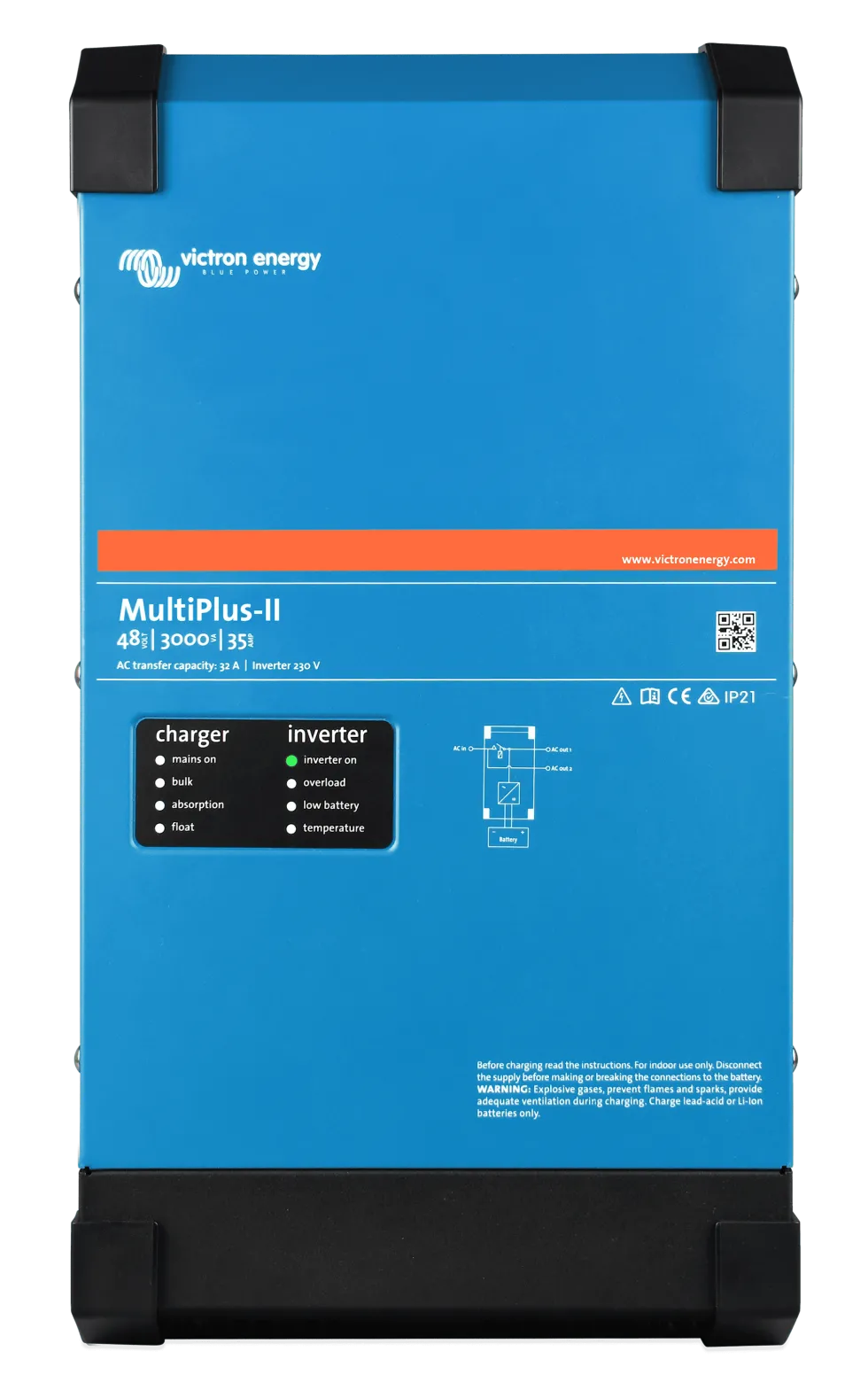Victron Energy MultiPlus-II 48/3000/35-32 230V Laddare / Omvandlare
