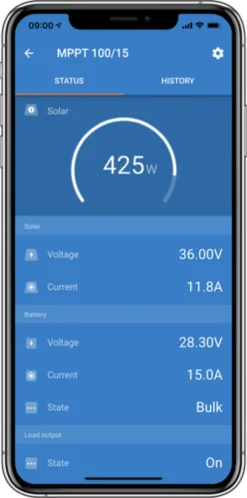 Victron Energy Solcellsregulator SmartSolar MPPT 75V/10A IP43 med Bluetooth
