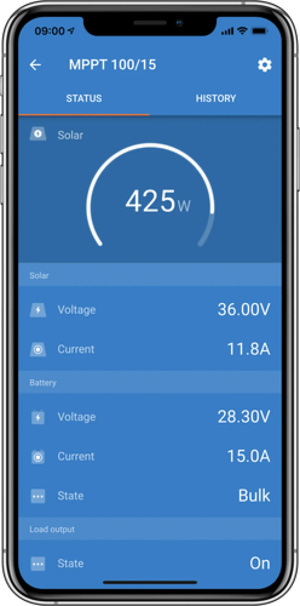 Victron Energy Solcellsregulator SmartSolar MPPT 75V/10A IP43 med Bluetooth