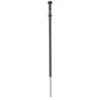 Vikan Teleskopskaft toppreglerat, Klicksystem, aluminium, 1235-1770mm, Ø29mm, grå