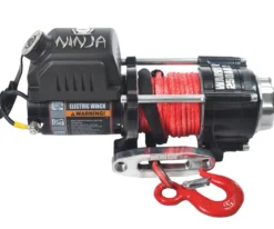Warrior Winches Ninja 2500 Vinsch, 12V Armortek syntetlina
