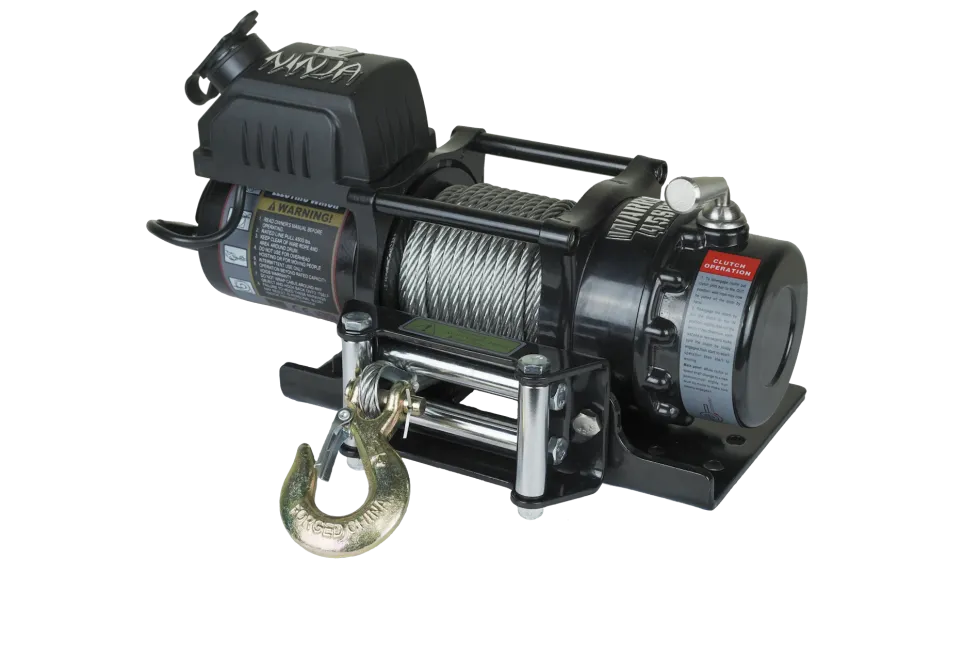 Warrior Winches Ninja 4500 Vinsch, 12V Stålvajer