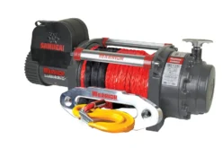 Warrior Winches Samurai 20,000 Heavy Duty Vinsch, 12V Armortek syntet