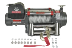 Warrior Winches Samurai 20,000 Heavy Duty Vinsch, 24v Stålvajer