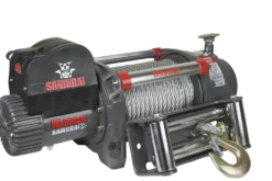 Warrior Winches Samurai 20,000 Heavy Duty Vinsch, 24v Stålvajer