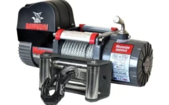 Warrior Winches Samurai 9500 Premium Vinsch - Short Drum, 24V Stålvajer
