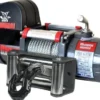 Warrior Winches Samurai V2 9500 Premium Vinsch - Short Drum, 12V Stålvajer