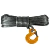 Warrior Winches Syntetisk lina Armortek Black Edition komplett med krok och kaus 8mm x 30m - max 6100kg