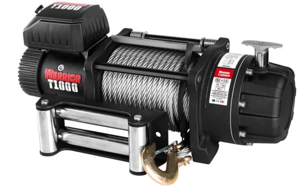 Warrior Winches T1000-2200 Severe Duty Vinsch, 12V Stålvajer