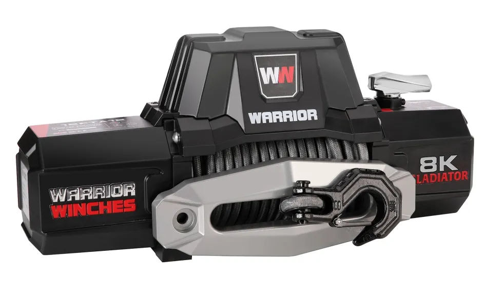 Warrior Winches Vinsch Gladiator 8000 lbs, 12V Armortek Extreme