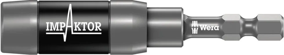 Wera Bitshållare Impaktor 1/4 75mm med magnet och fjäderring