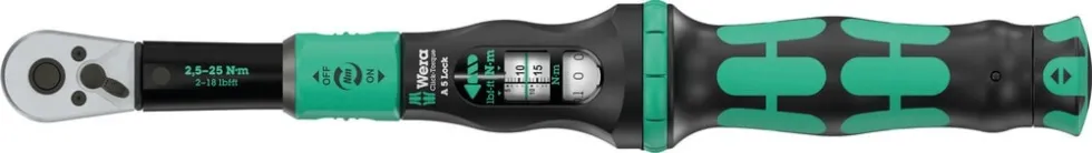 Wera Momentnyckel Click-Torque Lock A 5, justerbar