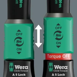 Wera Momentnyckel Click-Torque Lock A 5, justerbar
