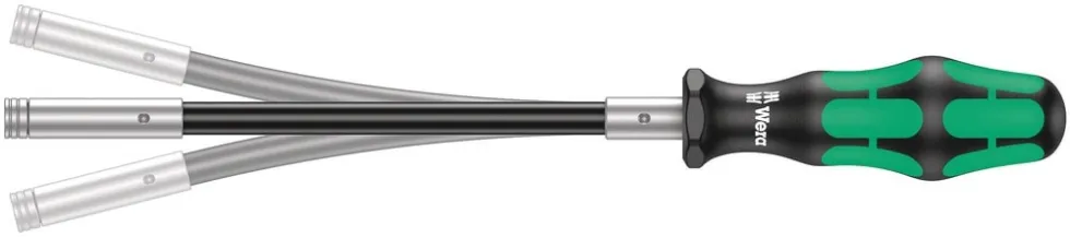 Wera 393 S Bitshandtag extra slim med böjligt skaft