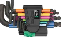 Wera Sexkantnyckel i sats Hex-Plus med kula 1,5-10mm 9 delar