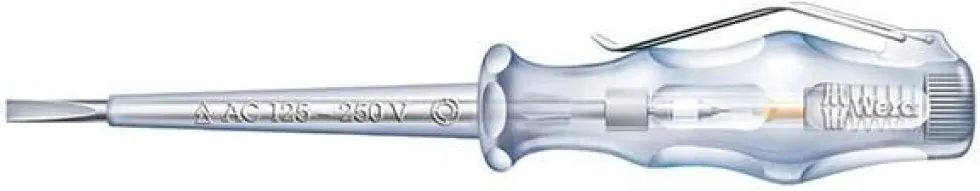 Wera Spänningsprovare DIN 57680/6 & VDE 0680/6 1-polig, 150-250V, 3,0x0,5x140mm
