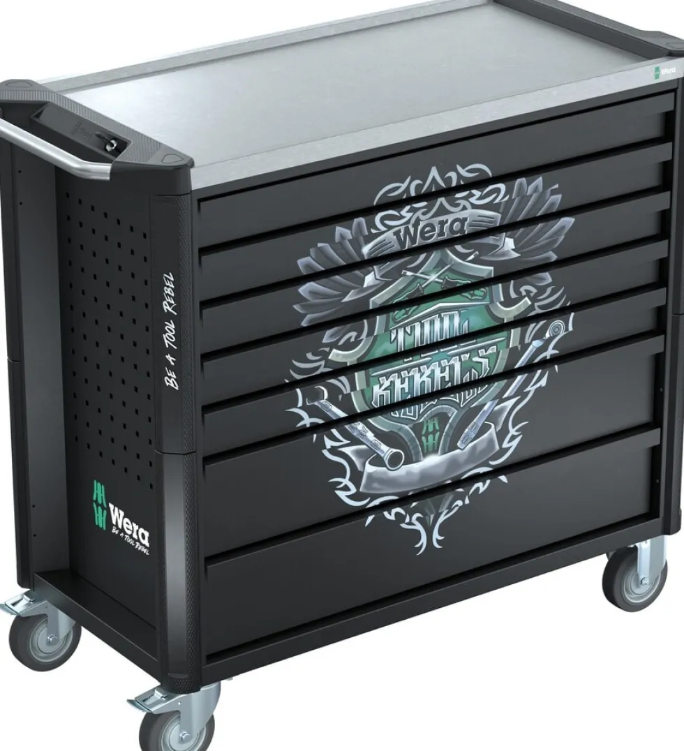 Wera 9702 Tool Rebel-verkstadsvagn Stainless XXL 2