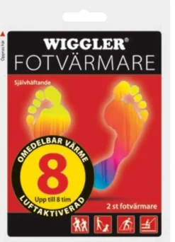 Wiggler Fotvärmare 1-par