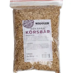 Wiggler Rökspån 250 g Körsbär