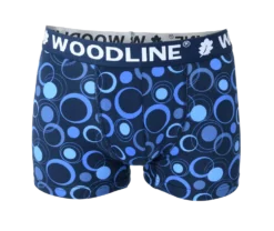 Woodline Boxerkalsong Blå 3-pack