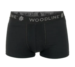 Woodline Boxerkalsong Svart 2-pack