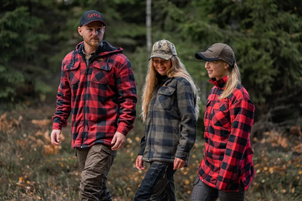 Woodline Fleecejacka Canada Grön