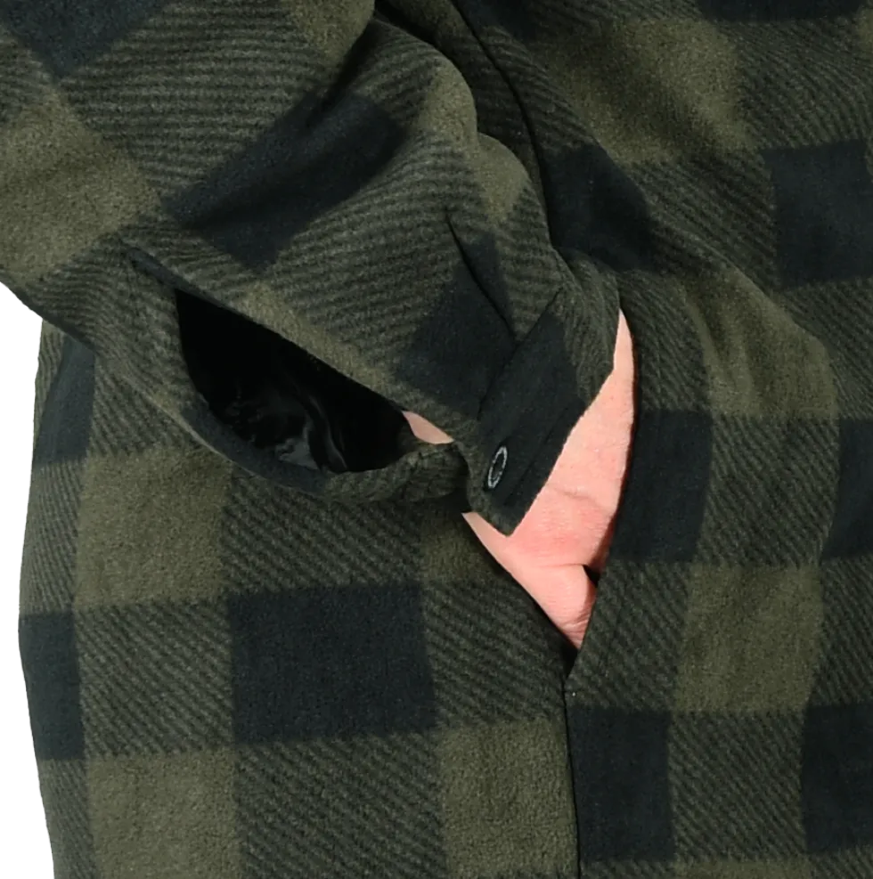 Woodline Fleecejacka Canada Grön