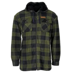 Woodline Fleecejacka Canada Röd och Grön 2-pack
