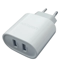 Woodline Laddare 100-240V 2 x USB-A (2,4A + 2,4A)