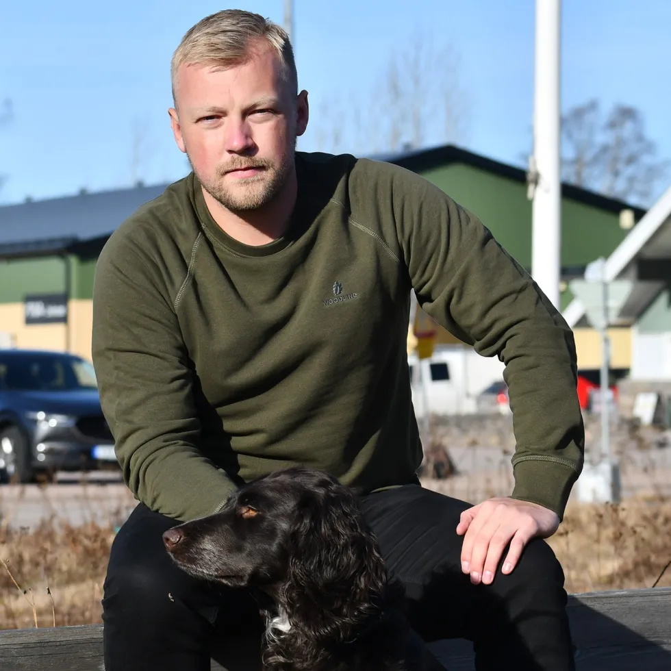 Woodline Sweatshirt Grön Herr