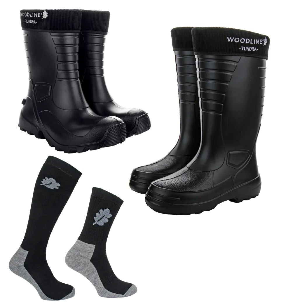 Woodline Tundra Stövlar + sockar (2 par)
